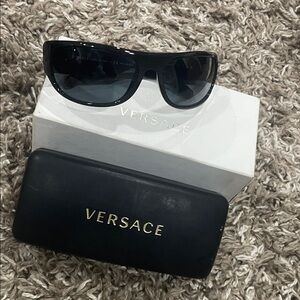 Versace Black Designer Sunglasses